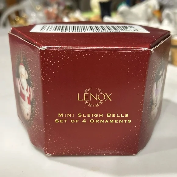 Lenox Festive Sleigh Bell Ornament Set - Picture 4 of 15